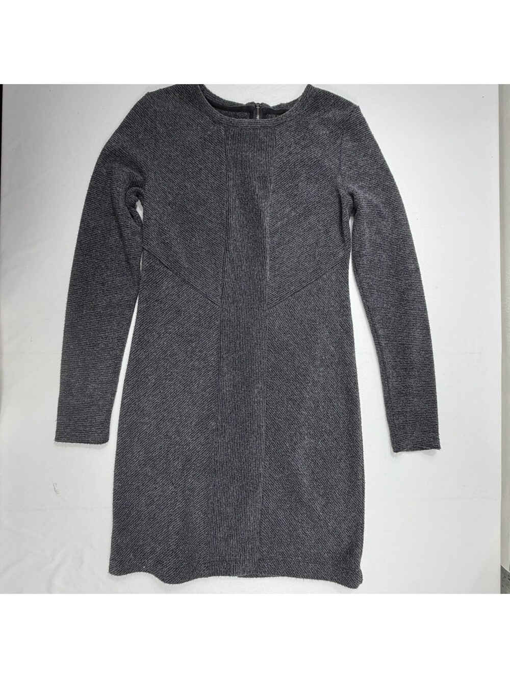 Lou & Grey Women's Gray Long Sleeve Knit Dress XS